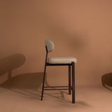 Coco Counter Stool - Dune with Espresso Legs