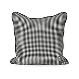 Coco Piped Cushion - Houndstooth
