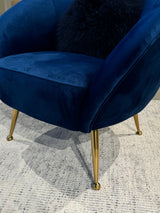 Como Accent Chair - Navy