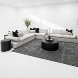 Cooper Corner Suite with Console - Nature Grey Gum