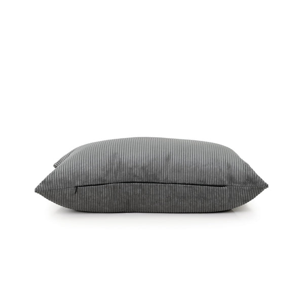 Cord Lumbar Cushion - Grey