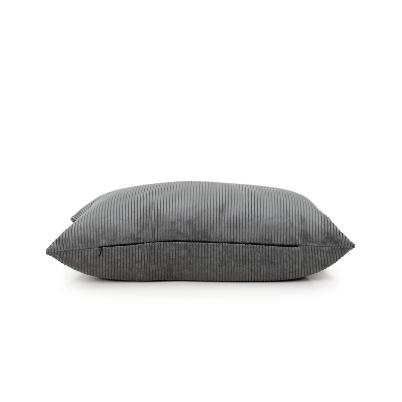 Cord Lumbar Cushion - Grey