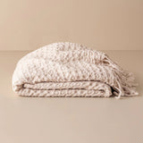 Corfu Cotton Throw - Clay