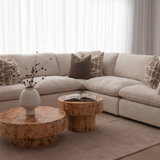 Replica Cloud Corner Lounge - Harpo Natural