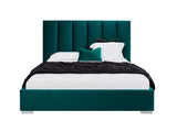 Couture Queen Bed - Emerald Green