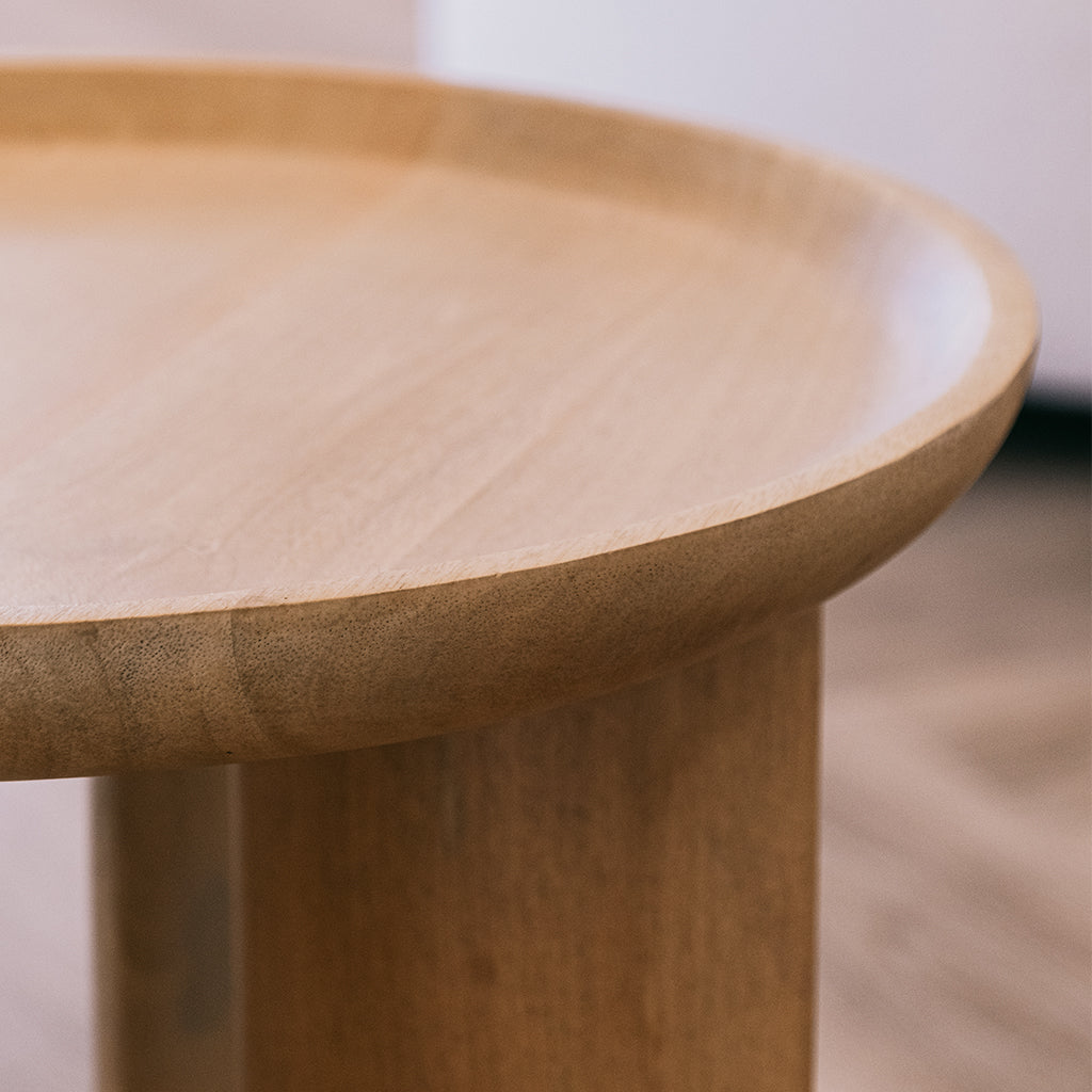 Cove Side Table - Natural – The Furniture Gallery