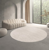 Cumulus Round Rug - Stone