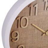 Cunene Weave Wall Clock - Brown