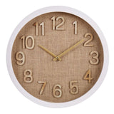 Cunene Weave Wall Clock - Brown