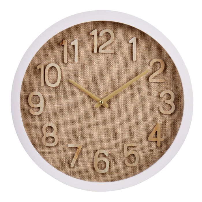 Cunene Weave Wall Clock - Brown