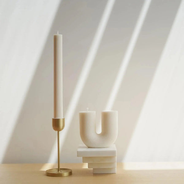 Curl Curl Candle - White