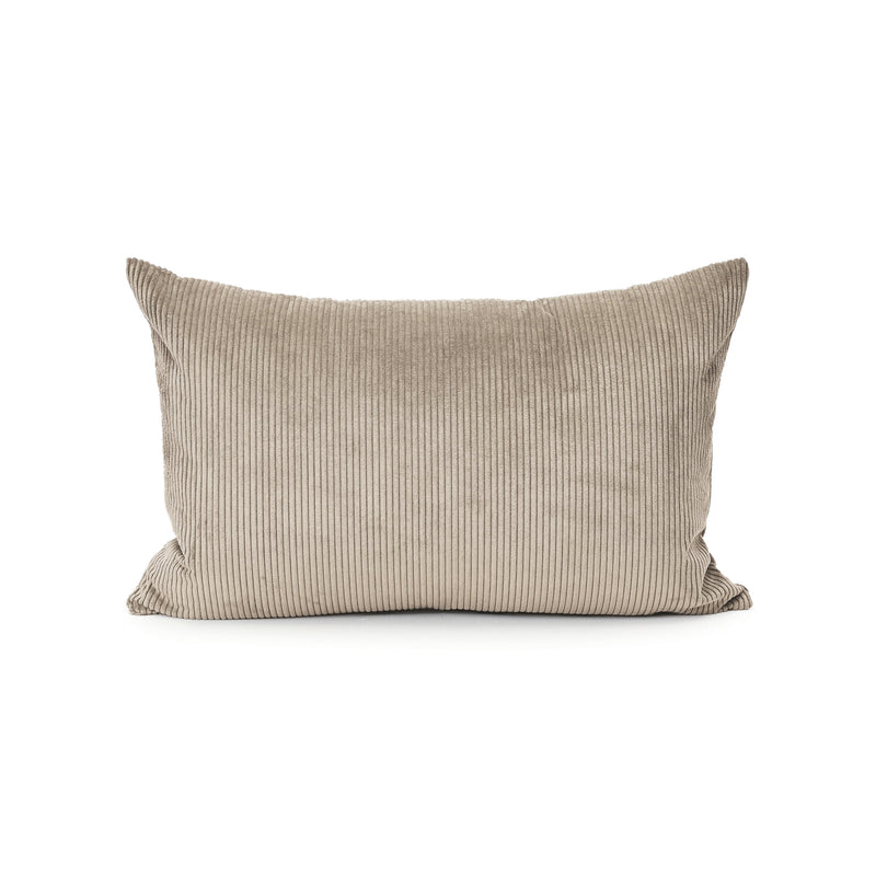Cord Lumbar Cushion - Oatmeal