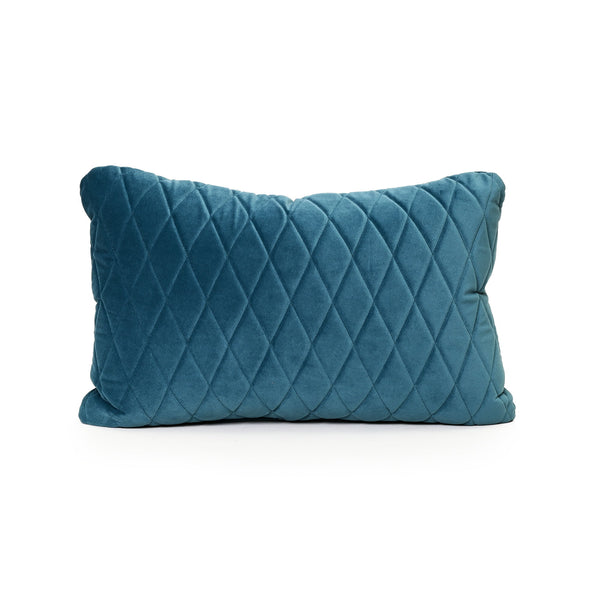 Coco Lumbar Cushion - Steel Blue