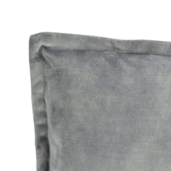 Essential Plush Velvet Cushion - Dove Grey