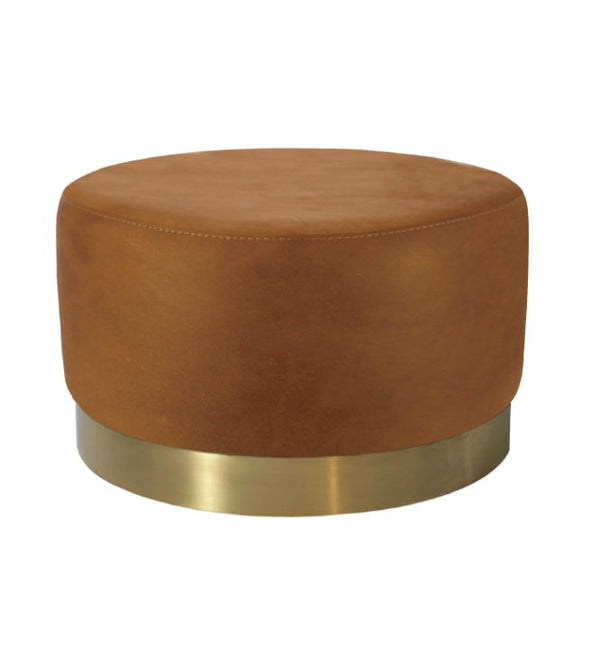 Milan Ottoman Large - Cognac