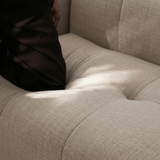 Saatchi 3 Seater - Preston Marshmallow