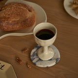 Drift Goblet Pair - Ivory