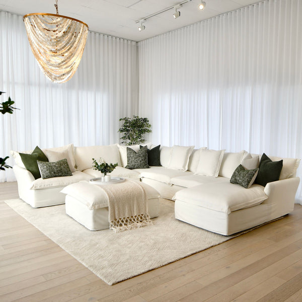 Luna Waterproof Corner Suite with Right Chaise