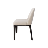 Ellery Dining Chair - Ecru with Ebony Legs