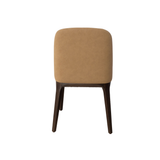 Ellery Dining Chair - Camel with Walnut Legs