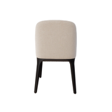 Ellery Dining Chair - Ecru with Ebony Legs