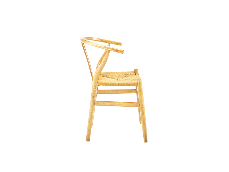 Elm Wishbone Chair - Natural