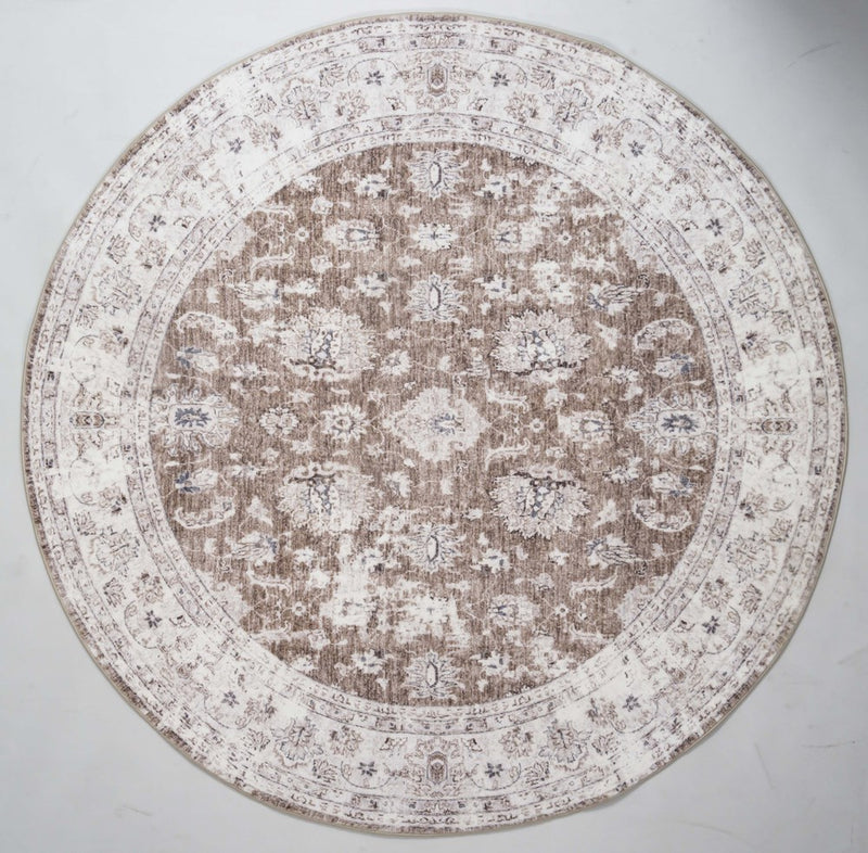 Esprit Round Rug - Dark Stone