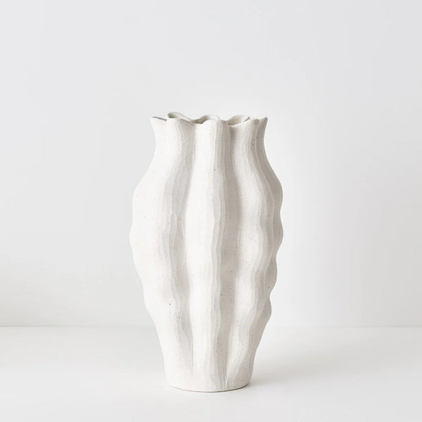 Eudora Vase - White