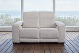Evelyn 2 Seater Power Reclining Sofa - Pearl