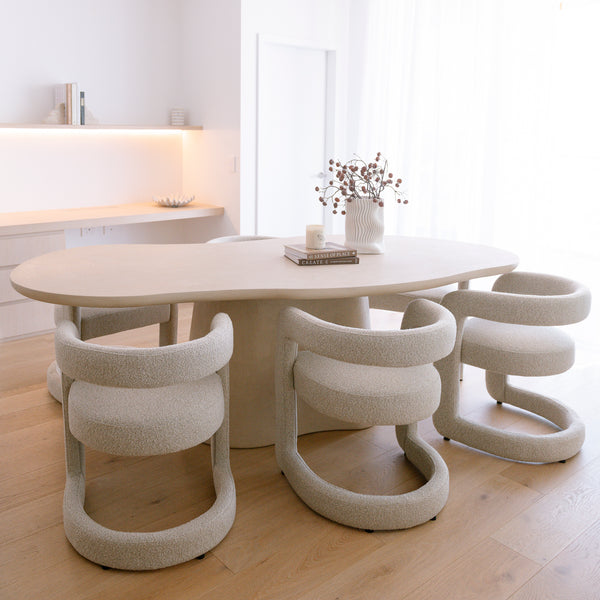 Iliad 2400 Dining Table - Sand
