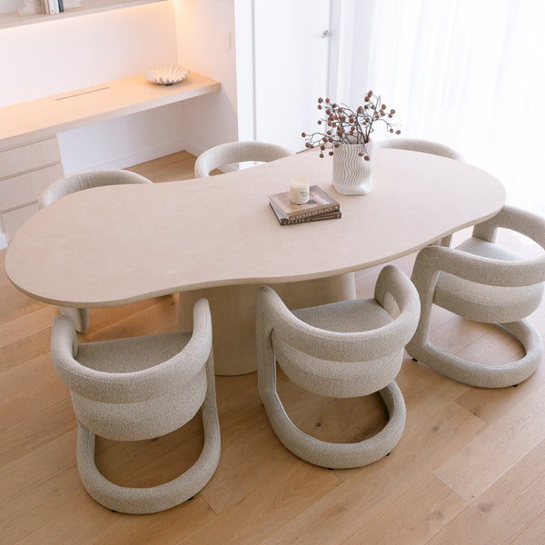 Iliad 2400 Dining Table - Sand