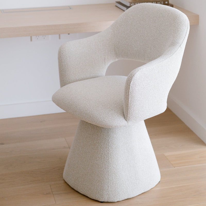 Michel Swivel Dining Chair - Sand