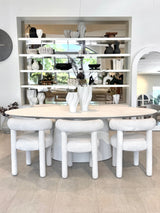 Juni 2400 Dining Table - White