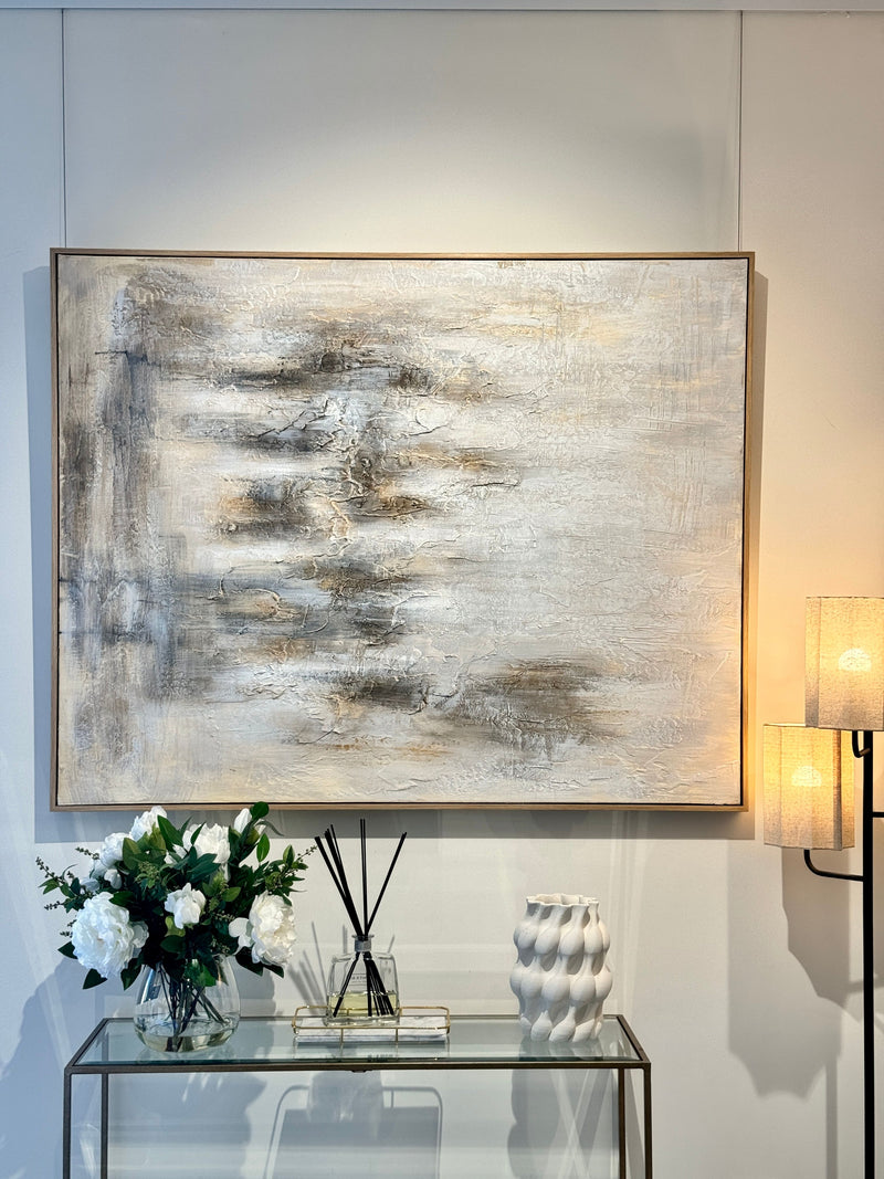 Morning Fog Hand Painted Wall Art