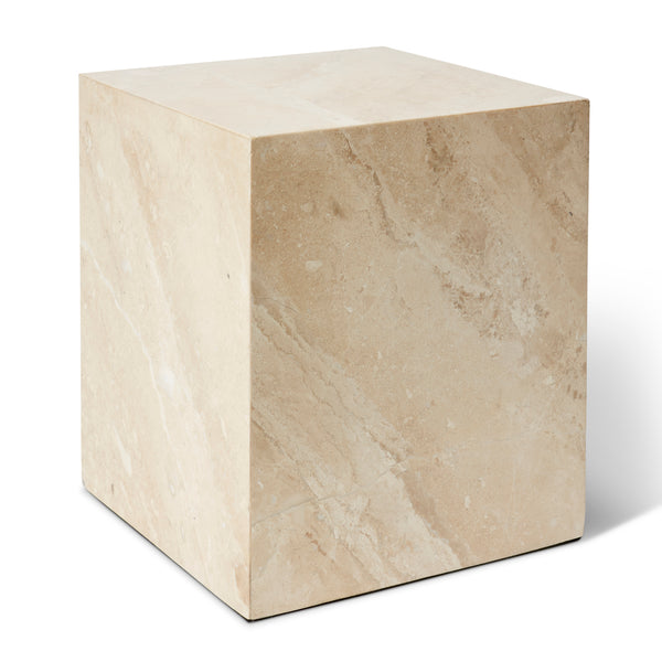 Mesa Dyna Stone Side Table - Dyna Cream