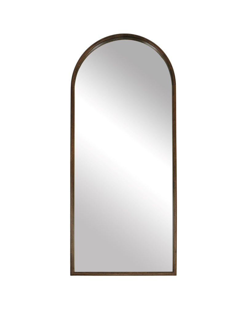 Hanrik Oak Arc Mirror