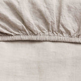 Cultiver Linen Fitted Sheet - Natural