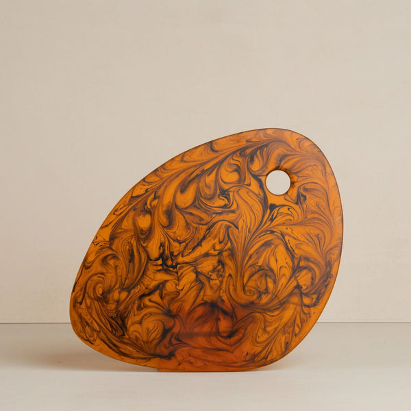 Flow Resin Cheese Platter - Earth