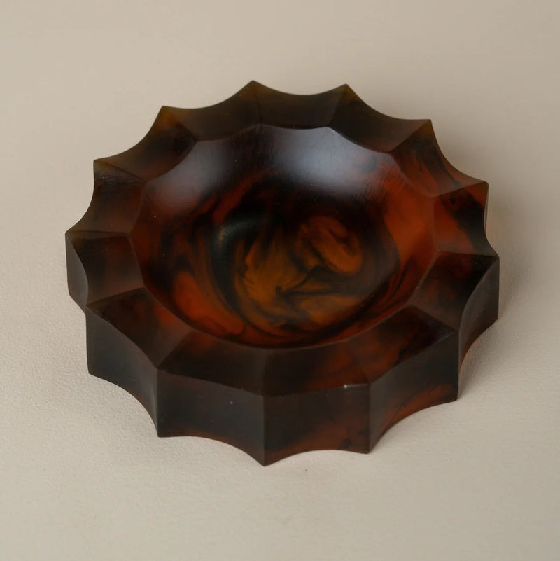 Flow Resin Sun Dish - Earth