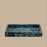 Forma Rectangle Tray - Verde Alpi Marble