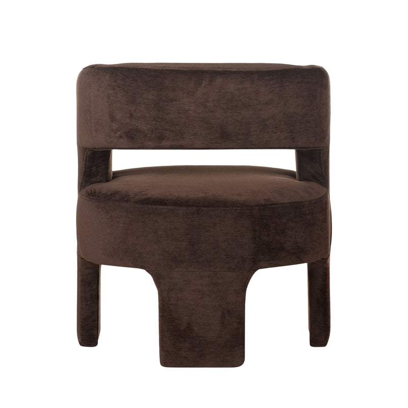 Formes Armchair - Chocolate