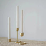 Fountain Brass Candle Holder - Large