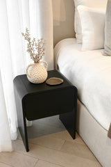 Oslo Bedroom Side Table - Black