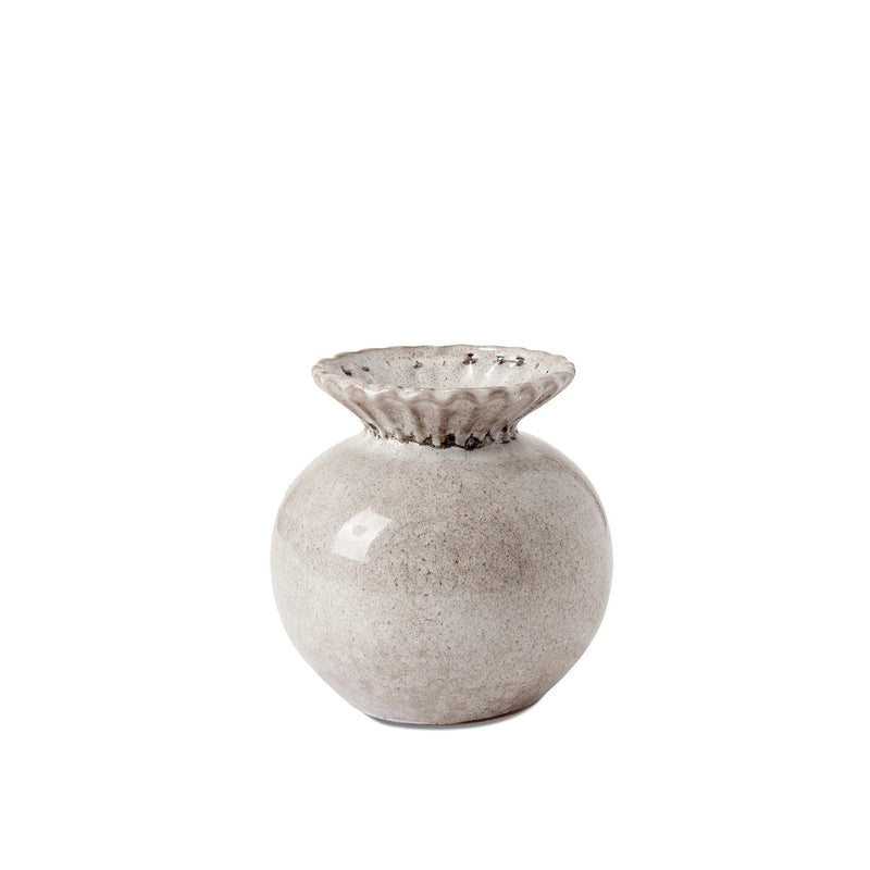 Frill Round Vase