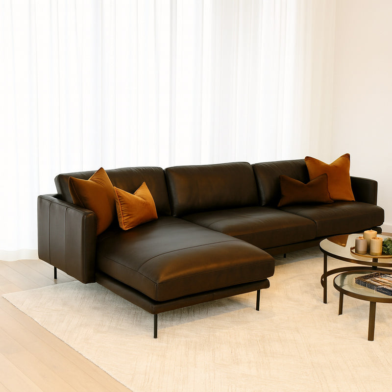 Brooklyn Leather Chaise
