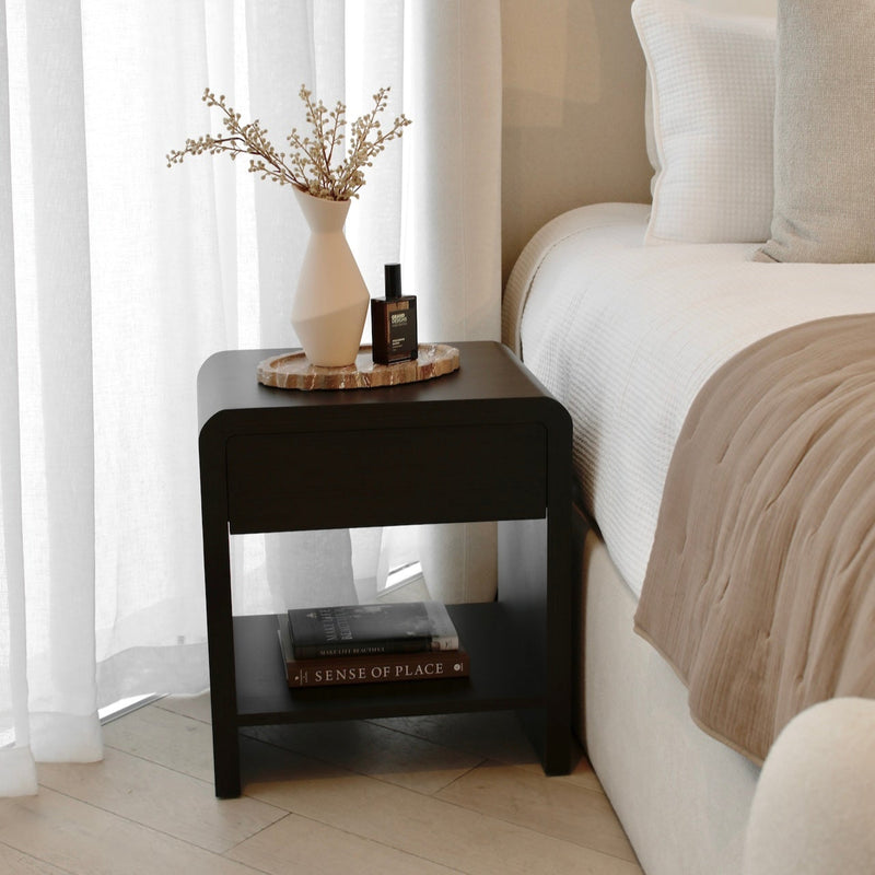 Nolan Bedside Table - Black