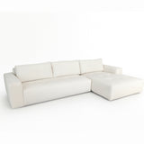 Lyla 3 Seater with Chaise - Cloud Optical