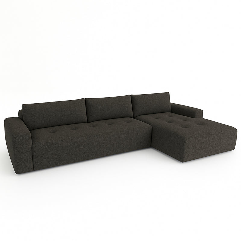 Lyla 3 Seater with Chaise - Cloud Caviar