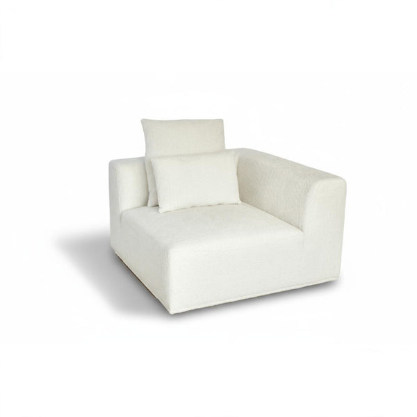 Verona Single Seat Arm/Corner - Cloud Optical