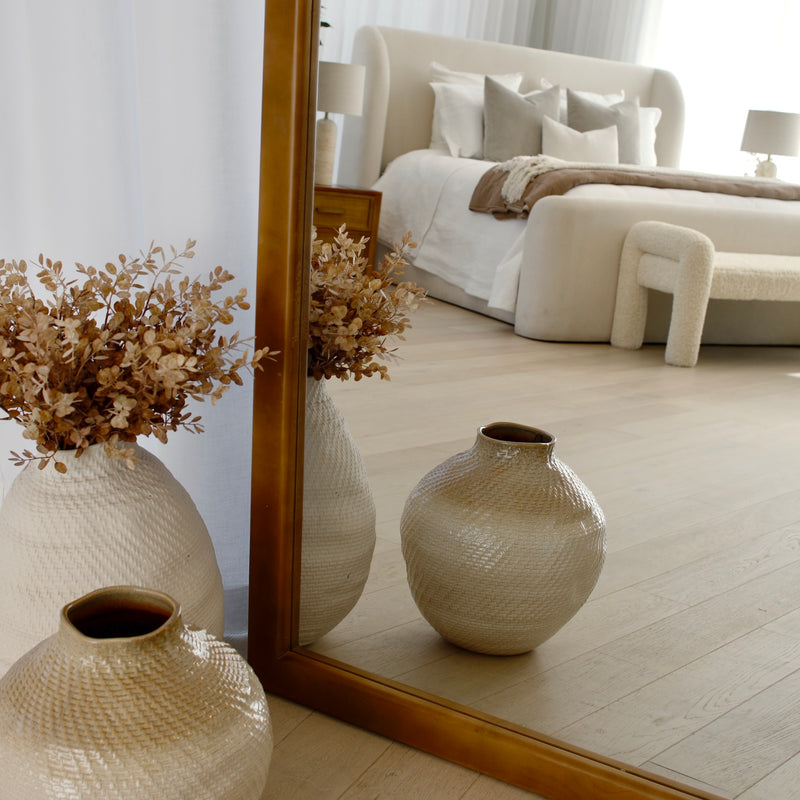 James Floor Mirror - Walnut